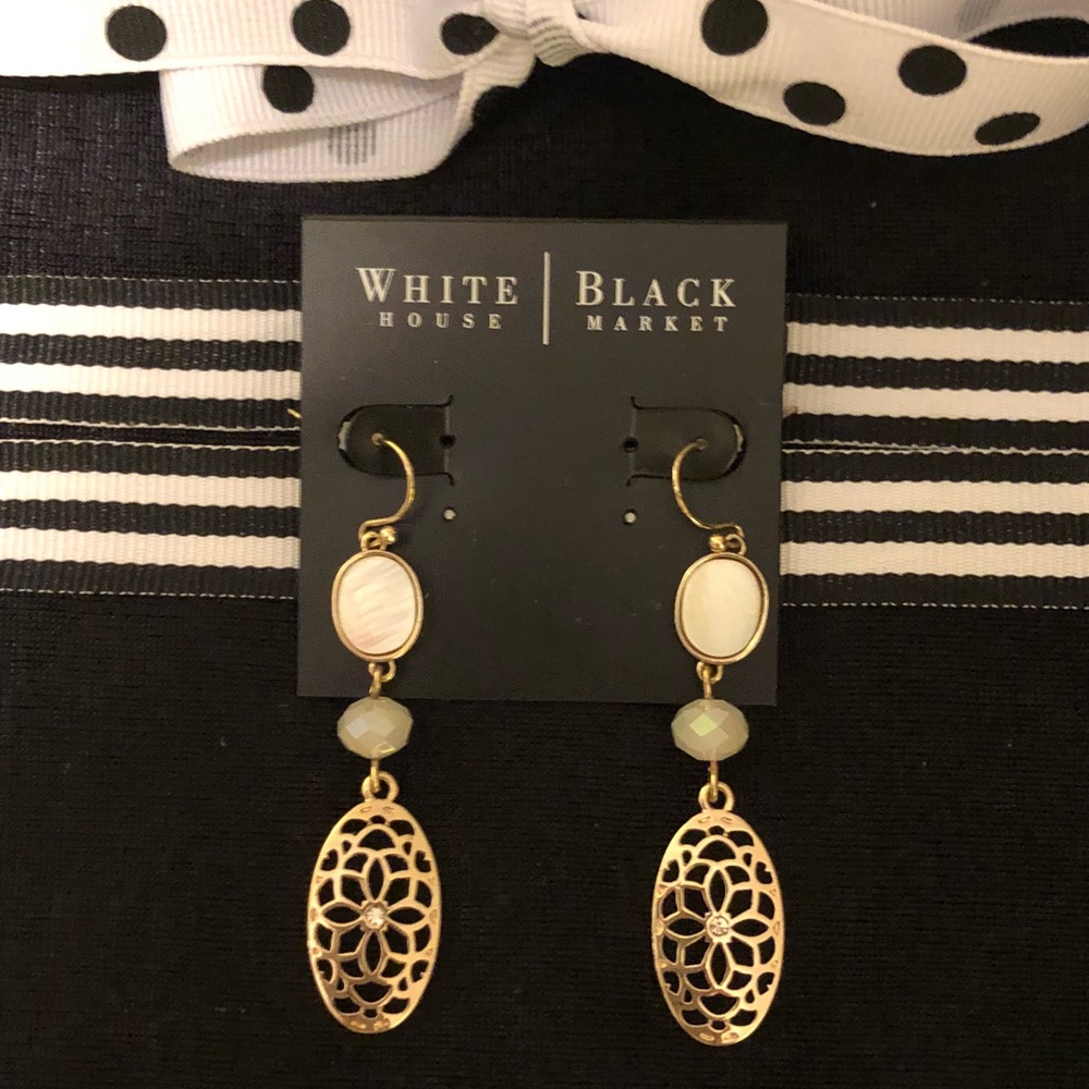 💥 2/$16 WHBM white stone earrings